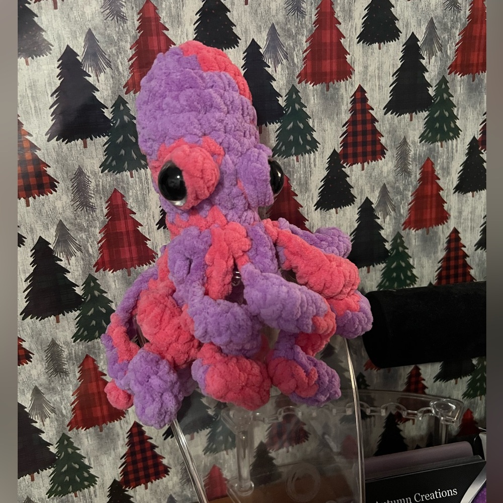 Plush Crocheted Octopus π - Picture 13 of 13
